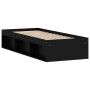 Estructura de cama negra 75x190 cm de , Camas y somieres - Ref: Foro24-3203846, Precio: 111,89 €, Descuento: %