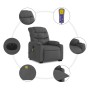 Sillón de masaje eléctrico reclinable elevable tela gris oscuro en Sillones | Comprar online en Foru.es