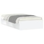 Estructura de cama blanca 90x190 cm de , Camas y somieres - Ref: Foro24-3203838, Precio: 129,59 €, Descuento: %