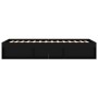 Estructura de cama negra 90x200 cm de , Camas y somieres - Ref: Foro24-3203825, Precio: 119,97 €, Descuento: %