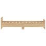 Estructura de cama madera de ingeniería Sonoma roble 75x190 cm de , Camas y somieres - Ref: Foro24-835948, Precio: 70,17 €, D...