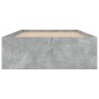 Estructura de cama gris hormigón 90x200 cm de , Camas y somieres - Ref: Foro24-3203827, Precio: 145,16 €, Descuento: %