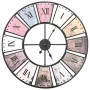 Reloj de pared vintage movimiento cuarzo 60 cm XXL de vidaXL, Relojes de pared - Ref: Foro24-50647, Precio: 56,77 €, Descuent...