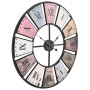 Reloj de pared vintage movimiento cuarzo 60 cm XXL de vidaXL, Relojes de pared - Ref: Foro24-50647, Precio: 58,12 €, Descuent...