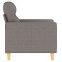 Sillón de tela gris taupé 60 cm de , Sofás - Ref: Foro24-359226, Precio: 141,45 €, Descuento: %