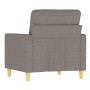 Sillón de tela gris taupé 60 cm de , Sofás - Ref: Foro24-359226, Precio: 141,45 €, Descuento: %