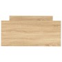 Estructura de cama madera de ingeniería roble Sonoma 90x200 cm de , Camas y somieres - Ref: Foro24-835927, Precio: 90,52 €, D...