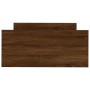 Estructura de cama madera de ingeniería roble marrón 90x200 cm de , Camas y somieres - Ref: Foro24-835931, Precio: 80,76 €, D...