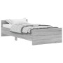Estructura de cama madera de ingeniería gris Sonoma 90x190 cm de , Camas y somieres - Ref: Foro24-835944, Precio: 96,16 €, De...