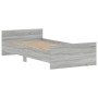Estructura de cama madera de ingeniería gris Sonoma 90x190 cm de , Camas y somieres - Ref: Foro24-835944, Precio: 96,16 €, De...