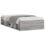 Estructura de cama gris Sonoma 90x200 cm de , Camas y somieres - Ref: Foro24-3203829, Precio: 111,14 €, Descuento: %