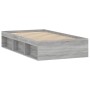 Estructura de cama gris Sonoma 90x200 cm de , Camas y somieres - Ref: Foro24-3203829, Precio: 111,14 €, Descuento: %