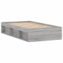 Estructura de cama gris Sonoma 90x190 cm de , Camas y somieres - Ref: Foro24-3203843, Precio: 108,61 €, Descuento: %