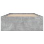 Estructura de cama gris hormigón 90x190 cm de , Camas y somieres - Ref: Foro24-3203841, Precio: 105,49 €, Descuento: %