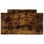 Estructura de cama madera de ingeniería roble ahumado 75x190 cm de , Camas y somieres - Ref: Foro24-835950, Precio: 80,99 €, ...