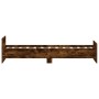 Estructura de cama madera de ingeniería roble ahumado 75x190 cm de , Camas y somieres - Ref: Foro24-835950, Precio: 80,99 €, ...