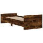 Estructura de cama madera de ingeniería roble ahumado 75x190 cm de , Camas y somieres - Ref: Foro24-835950, Precio: 80,99 €, ...