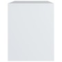 Mesita de noche madera contrachapada blanco 40x30x40 cm de vidaXL, Mesitas de noche - Ref: Foro24-800009, Precio: 33,17 €, De...
