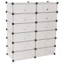 Zapatero apilable con 12 compartimentos blanco de vidaXL, Zapateros y organizadores de calzado - Ref: Foro24-244921, Precio: ...