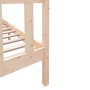 Estructura de cama madera maciza de pino 135x190 cm de , Camas y somieres - Ref: Foro24-3101323, Precio: 137,15 €, Descuento: %