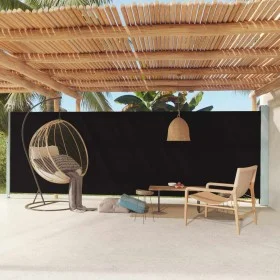 Toldo lateral retráctil de jardín negro 180x600 cm de , Sombrillas - Ref: Foro24-317964, Precio: 101,70 €, Descuento: %