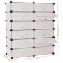 Zapatero apilable con 12 compartimentos blanco de vidaXL, Zapateros y organizadores de calzado - Ref: Foro24-244921, Precio: ...