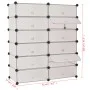 Zapatero apilable con 12 compartimentos blanco de vidaXL, Zapateros y organizadores de calzado - Ref: Foro24-244921, Precio: ...
