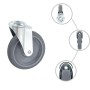 Ruedas giratorias con agujero pasador 4 unidades 125 mm de , Manipulación de materiales - Ref: Foro24-143428, Precio: 33,57 €...
