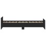 Estructura de cama madera de ingeniería negra 90x200 cm de , Camas y somieres - Ref: Foro24-835926, Precio: 80,13 €, Descuent...