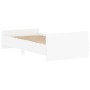 Estructura de cama madera de ingeniería blanca 90x190 cm de , Camas y somieres - Ref: Foro24-835939, Precio: 93,21 €, Descuen...