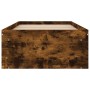 Estructura de cama roble ahumado 75x190 cm de , Camas y somieres - Ref: Foro24-3203849, Precio: 103,78 €, Descuento: %