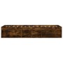 Estructura de cama roble ahumado 75x190 cm de , Camas y somieres - Ref: Foro24-3203849, Precio: 103,78 €, Descuento: %