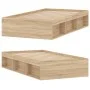 Estructura de cama roble Sonoma 90x190 cm de , Camas y somieres - Ref: Foro24-3203840, Precio: 111,77 €, Descuento: %