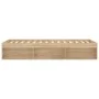 Estructura de cama roble Sonoma 90x190 cm de , Camas y somieres - Ref: Foro24-3203840, Precio: 111,77 €, Descuento: %