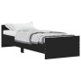 Estructura de cama madera de ingeniería negra 75x190 cm de , Camas y somieres - Ref: Foro24-835947, Precio: 67,11 €, Descuent...