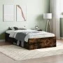 Estructura de cama roble ahumado 90x190 cm de , Camas y somieres - Ref: Foro24-3203842, Precio: 103,94 €, Descuento: %