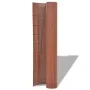 Valla de jardín de doble cara PVC marrón 90x500 cm de vidaXL, Paneles de vallas - Ref: Foro24-43630, Precio: 61,43 €, Descuen...