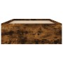 Estructura de cama roble ahumado 90x190 cm de , Camas y somieres - Ref: Foro24-3203842, Precio: 107,18 €, Descuento: %