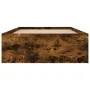 Estructura de cama roble ahumado 90x190 cm de , Camas y somieres - Ref: Foro24-3203842, Precio: 103,94 €, Descuento: %
