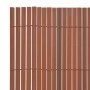Valla de jardín de doble cara PVC marrón 90x500 cm de vidaXL, Paneles de vallas - Ref: Foro24-43630, Precio: 61,43 €, Descuen...