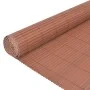 Valla de jardín de doble cara PVC marrón 90x500 cm de vidaXL, Paneles de vallas - Ref: Foro24-43630, Precio: 61,43 €, Descuen...