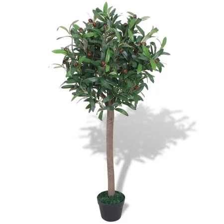 Árbol de laurel artificial con macetero verde 120 cm de vidaXL, Flora artificial - Ref: Foro24-244453, Precio: 55,09 €, Descu...