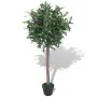 Árbol de laurel artificial con macetero verde 120 cm de vidaXL, Flora artificial - Ref: Foro24-244453, Precio: 55,09 €, Descu...