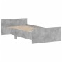 Estructura de cama madera de ingeniería gris hormigón 90x190 cm de , Camas y somieres - Ref: Foro24-835942, Precio: 82,15 €, ...