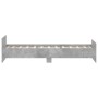 Estructura de cama madera de ingeniería gris hormigón 90x190 cm de , Camas y somieres - Ref: Foro24-835942, Precio: 82,15 €, ...