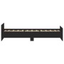 Estructura de cama madera de ingeniería negra 90x190 cm de , Camas y somieres - Ref: Foro24-835940, Precio: 75,66 €, Descuent...