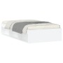 Estructura de cama blanca 90x200 cm de , Camas y somieres - Ref: Foro24-3203824, Precio: 118,96 €, Descuento: %