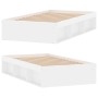 Estructura de cama blanca 90x200 cm de , Camas y somieres - Ref: Foro24-3203824, Precio: 118,96 €, Descuento: %