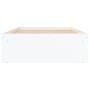 Estructura de cama blanca 90x200 cm de , Camas y somieres - Ref: Foro24-3203824, Precio: 118,96 €, Descuento: %