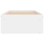 Estructura de cama blanca 75x190 cm de , Camas y somieres - Ref: Foro24-3203845, Precio: 132,64 €, Descuento: %